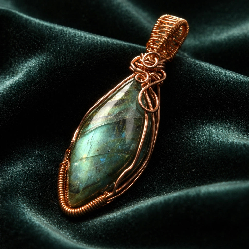 Labradoriitti riipus – Mystinen kuparikoru