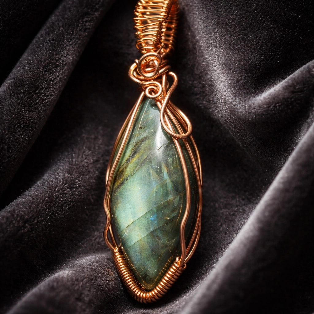 Labradoriitti riipus – Mystinen kuparikoru